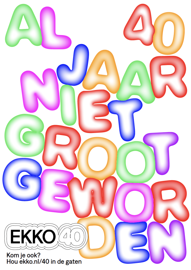 Campagneposter - jubileum EKKO